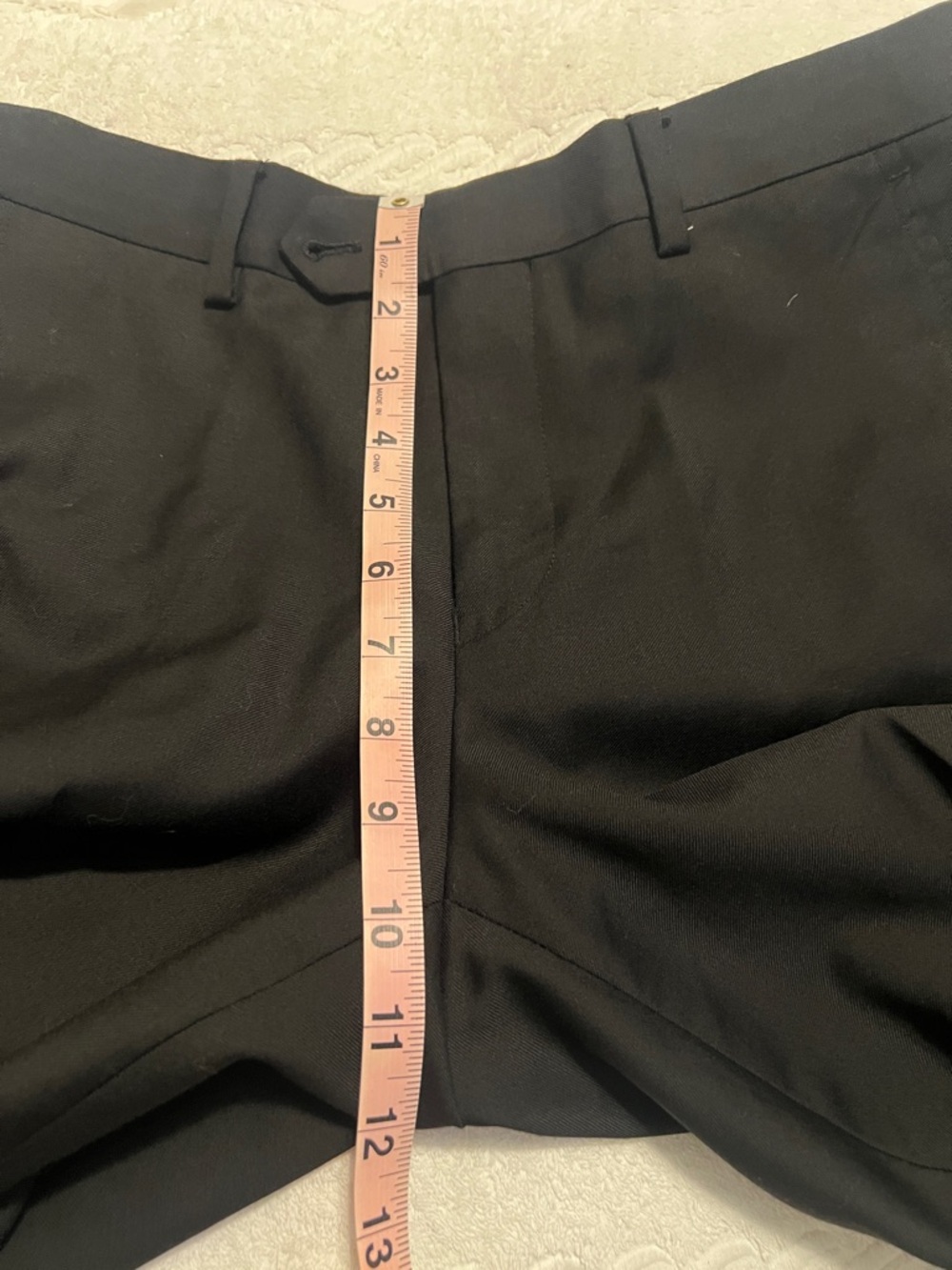 Slim Black Dress Pants for Men - Tailored Comfort - Picture 7 of 9